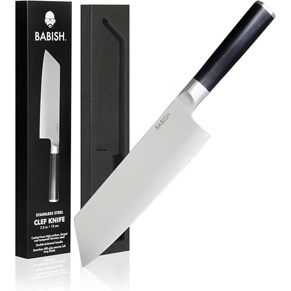 Babish 7.5 German Steel Clef Kitchen Knife