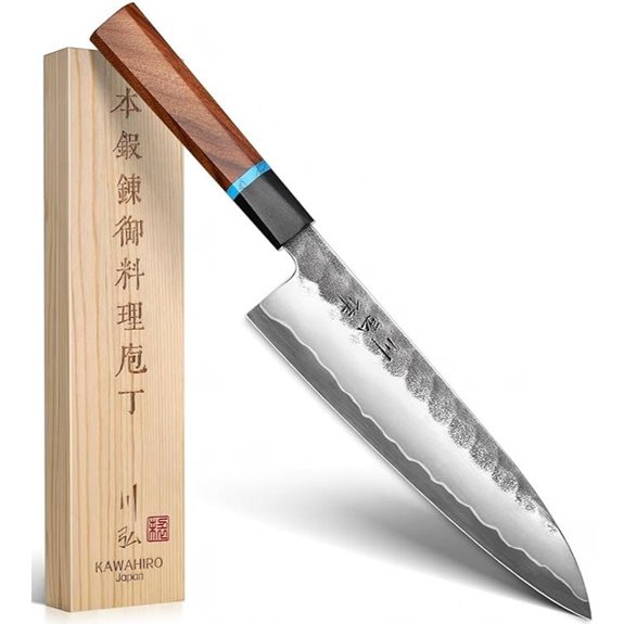 KAWAHIRO Japanese Chef Knife 210mm with Wood Box