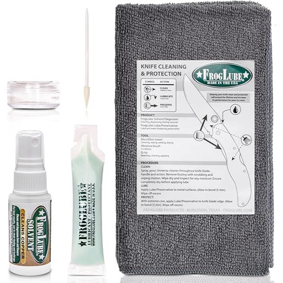 knife cleaning and lubrication kit