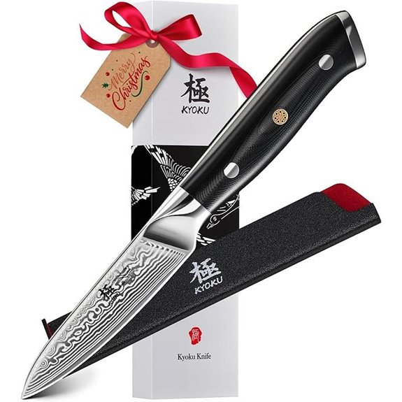 KYOKU 3.5 Shogun Paring Knife with Sheath