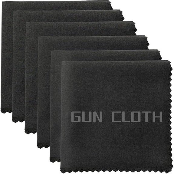 set of six microfiber cloths