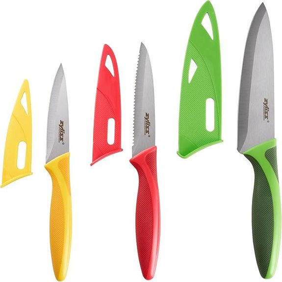 Zyliss 3-Piece Kitchen Knife Set with Sheaths