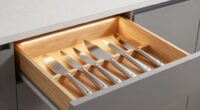 top in drawer knife storage
