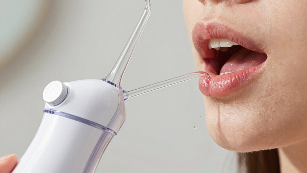 adjust water pressure for gums