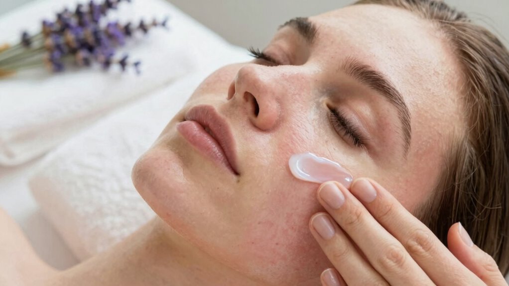 apply moisturizer after redness