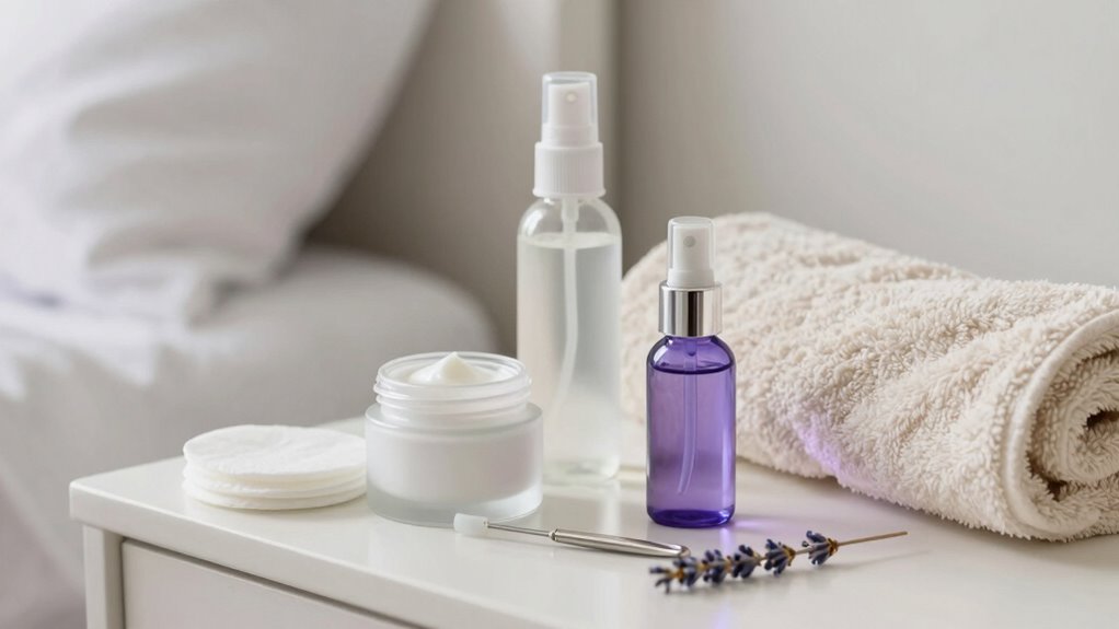 avoid sun makeup touching