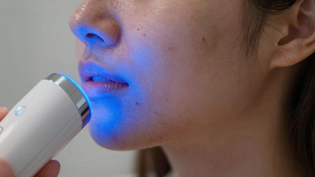 blue light acne benefits
