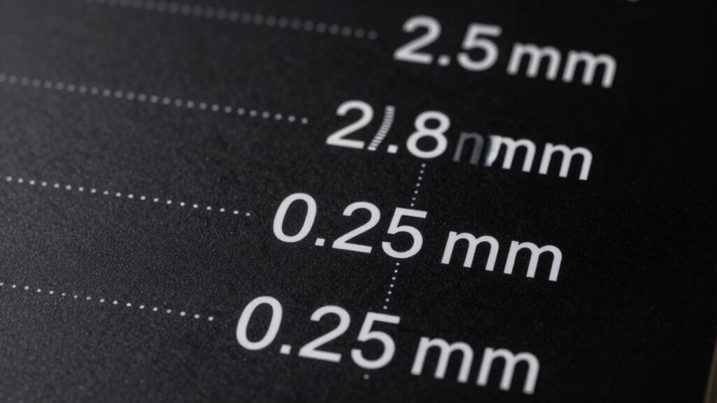 choose needle depth accordingly