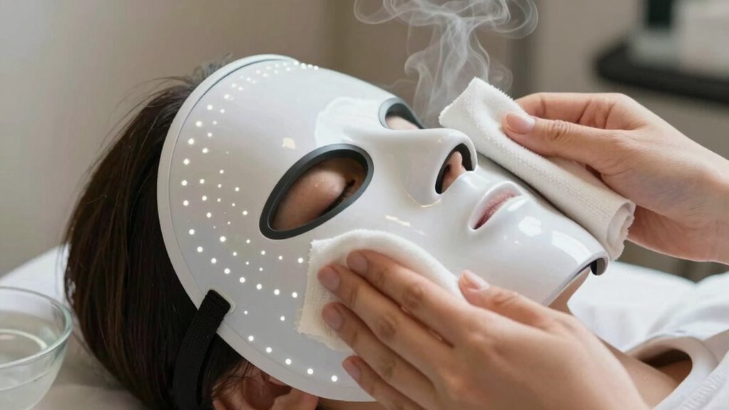 clean mask regularly prevent buildup