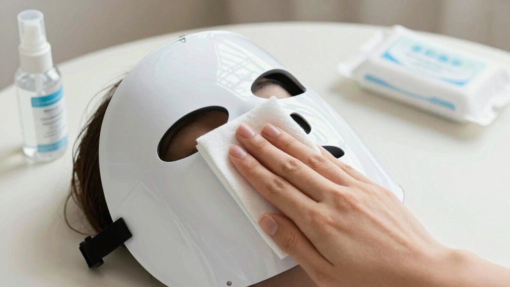 clean mask safely regularly