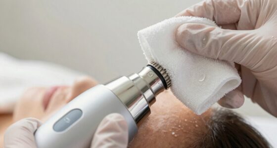 clean rf microcurrent heads properly