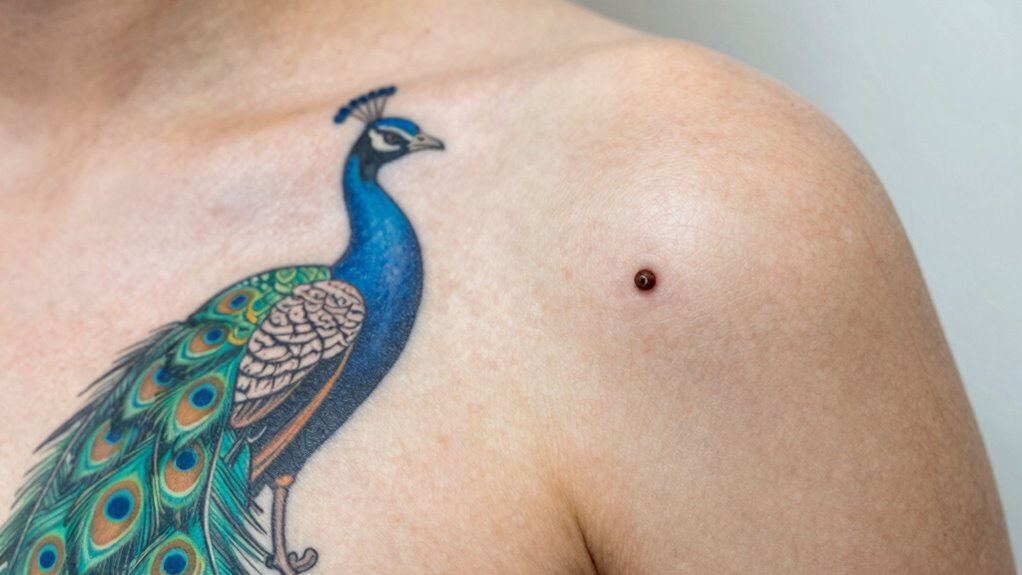 discuss tattoos and moles