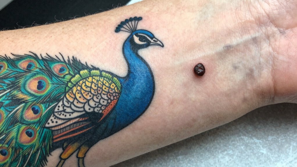 laser safety over tattoos
