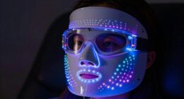 led mask eye protection