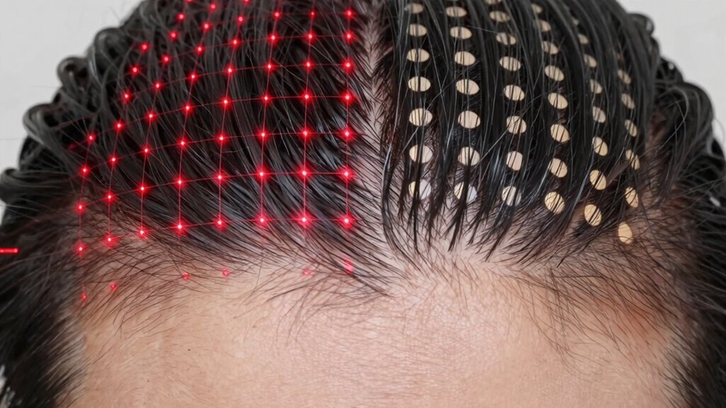 matching laser pattern coverage