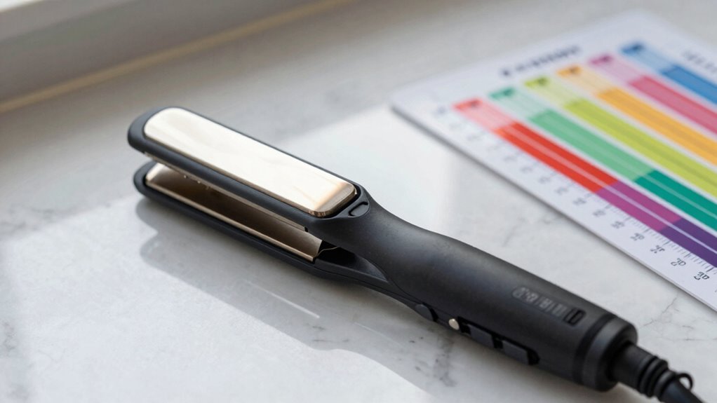 optimal flat iron heat settings