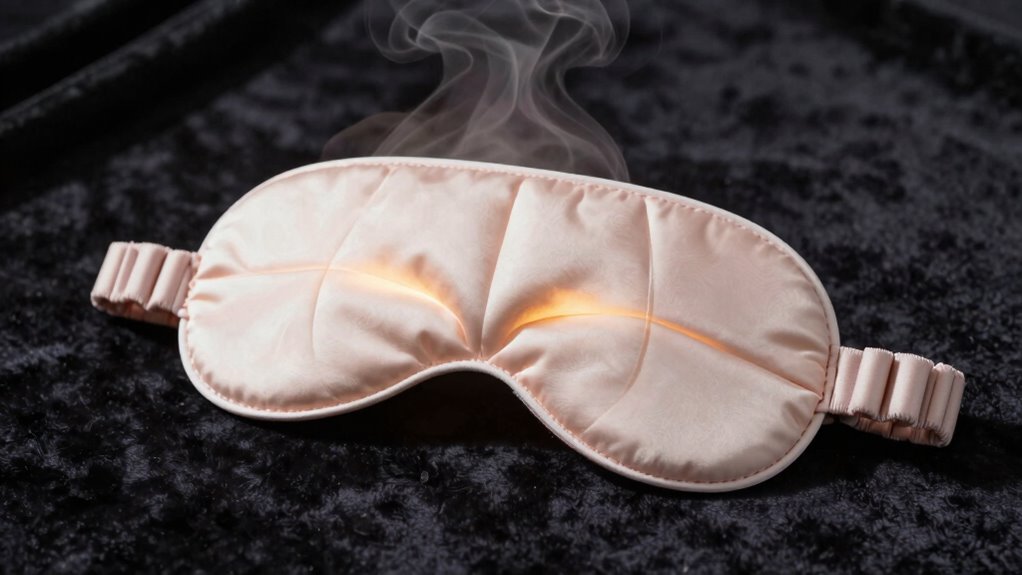 optimal heated eye mask temperature