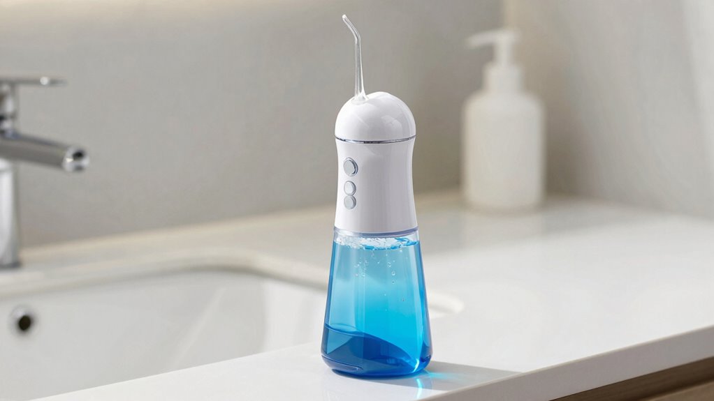 perform routine water flosser maintenance