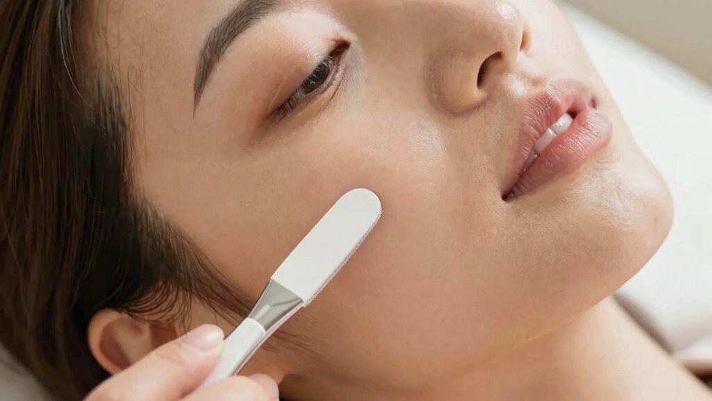 proper angle prevents irritation