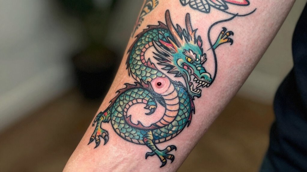 tattoo and mole pigment reactions