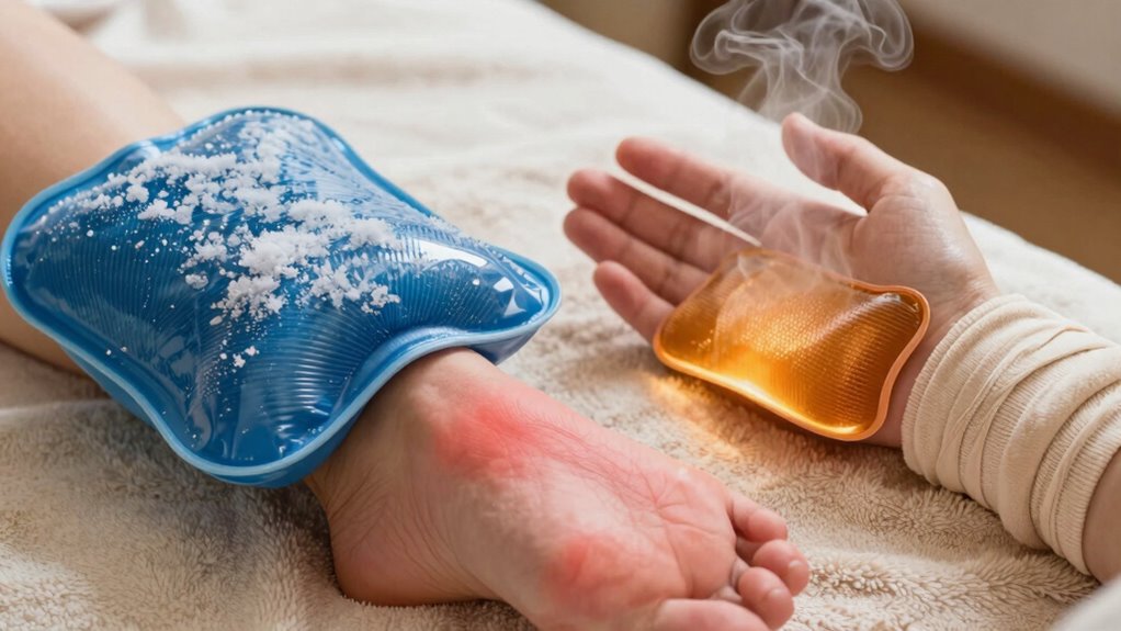 use heat or cold appropriately