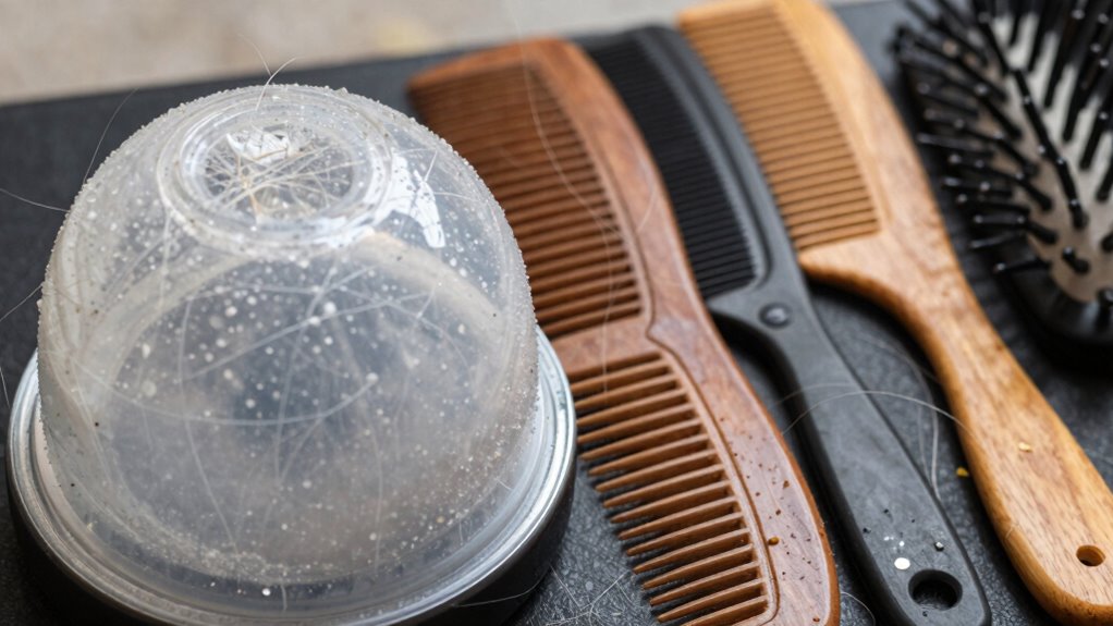 cleaning hair grooming tools