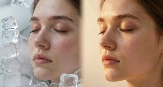 cold reduces puffiness quickly