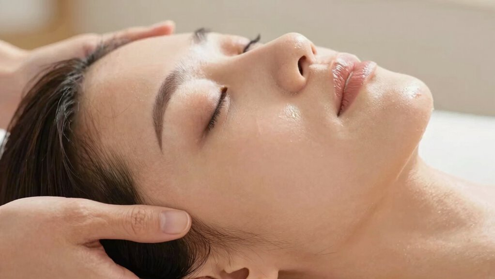 facial massage enhances skin vitality