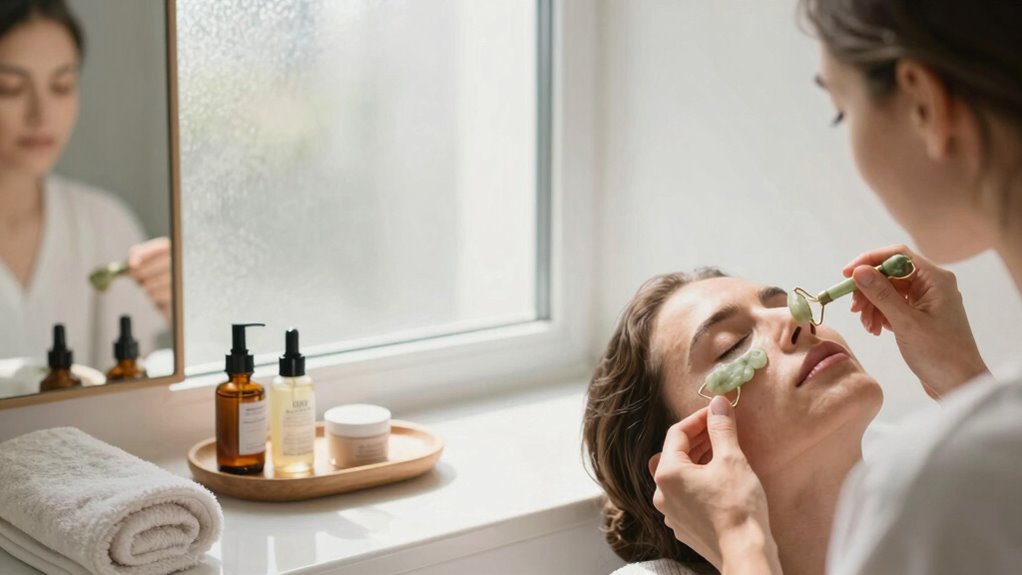 gentle morning skincare routine