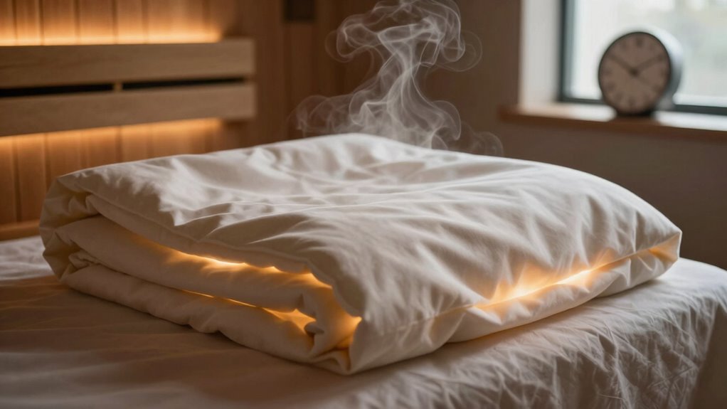 optimal sauna blanket timing