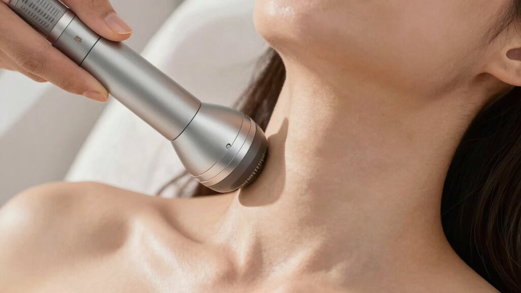 proper microcurrent neck application