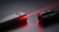 red light vs laser