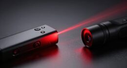 red light vs laser