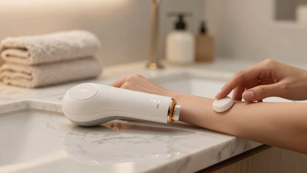reducing pain during hair removal