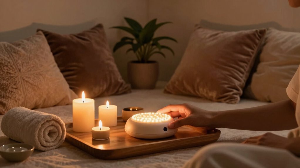 safe relaxing led therapy