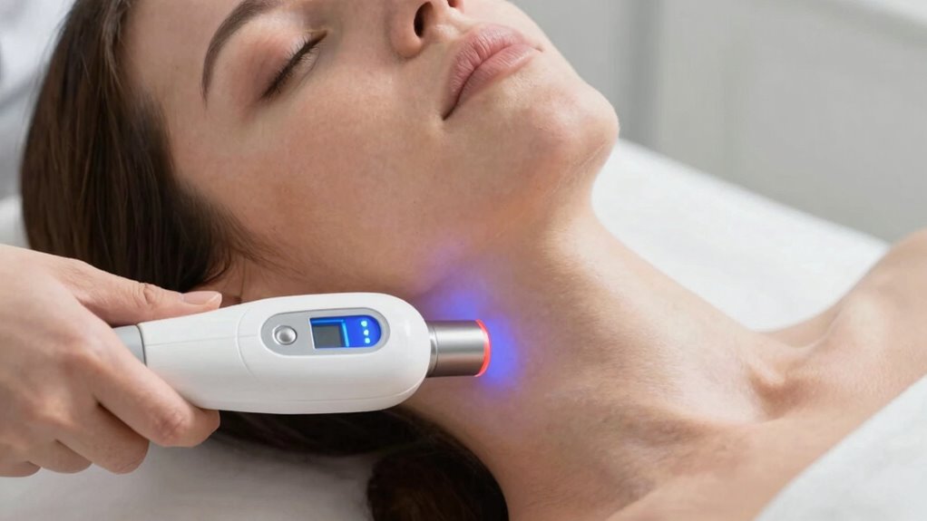 sensitive facial areas
