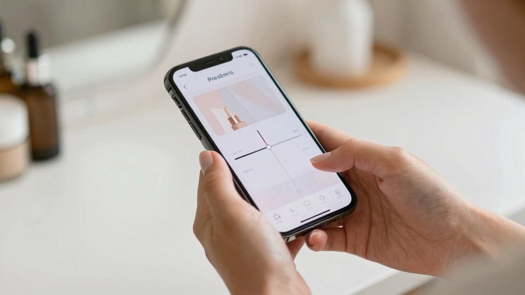 simple beauty app usage