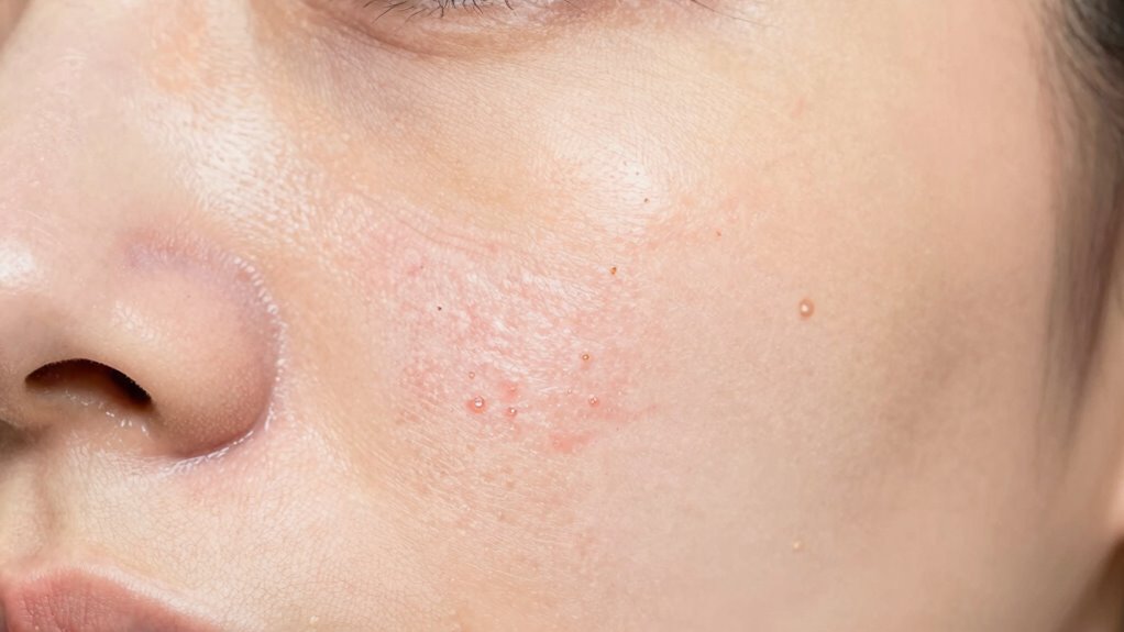skin marks from pore vacuums
