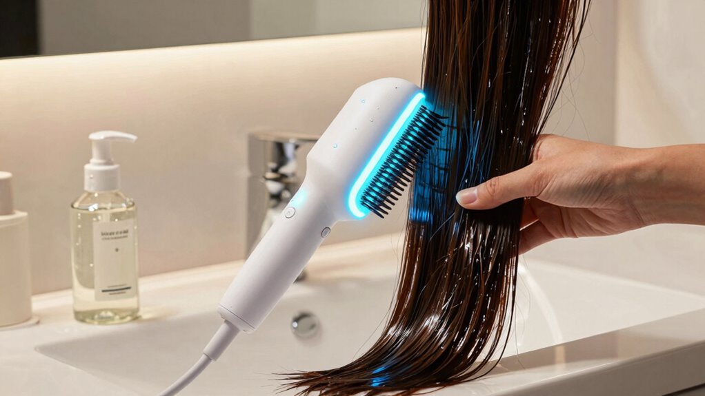 using led with leave in