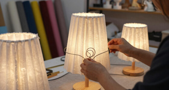 atelier oï and A-POC ABLE ISSEY MIYAKE sculpt lamps from wire and pleated cloth