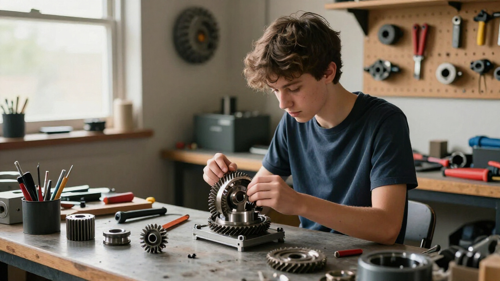 Show HN: I'm A 15 Year Old Wannabe Engineer, This Is A Cycloidal Gearbox I Built